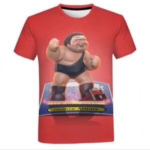 GARBAGE PAIL KIDS Gigantic Andre GRAPHIC T-SHIRT SHORT SLEEVE